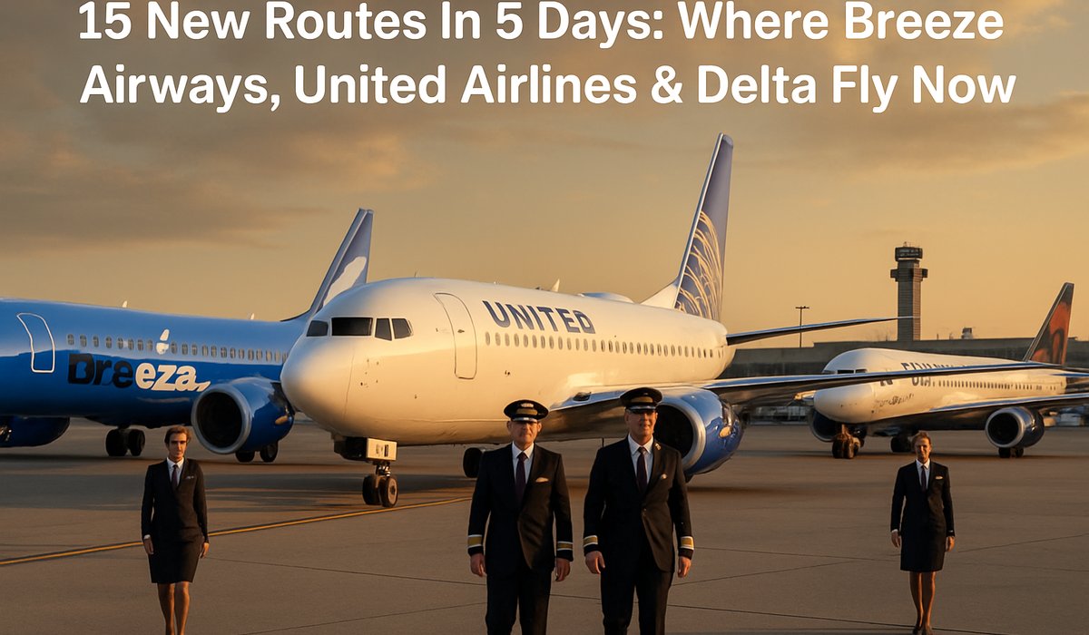Major US Airlines Launch 15 New Routes in Five Days as Competition Intensifies Across Domestic Network