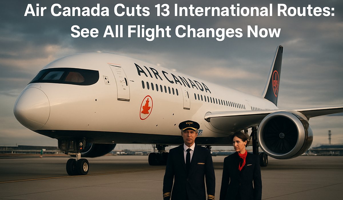 Air Canada Trims International Network: Carrier Discontinues 13 Routes Amid Capacity Restructuring