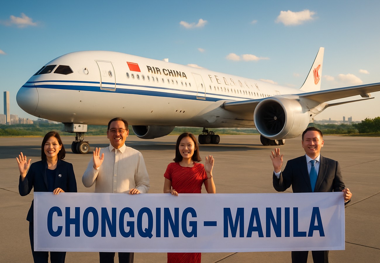 DOT Celebrates Air China's Inaugural Chongqing-Manila Flight, Boosting Philippine Tourism