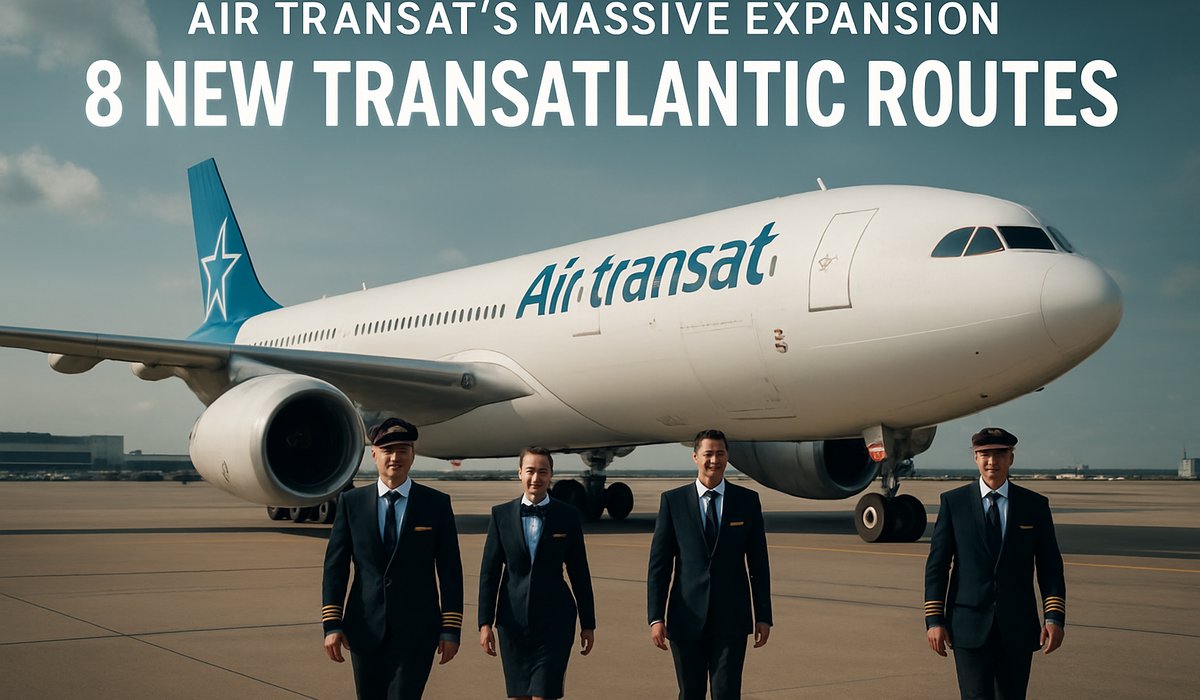 Air Transat Launches Eight New Transatlantic Routes, Signaling Major Strategic Expansion Into European Markets