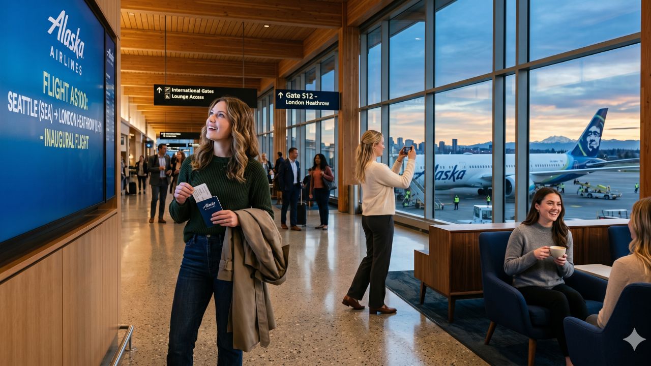 Alaska Airlines Launches Historic Inaugural Seattle to London Heathrow Flight Mitigating Flight Cancellations, Airport Disruptions, and Transatlantic Travel Chaos: New Airline News and Aviation Updates
