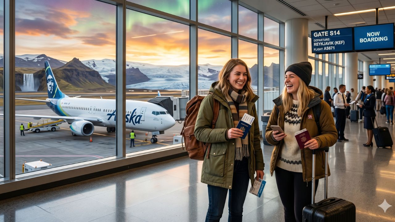 Alaska Airlines Launches Daily Seattle to Reykjavik 737-MAX Flights, Shielding Transatlantic Passengers from East Coast Travel Chaos: Latest Airline News
