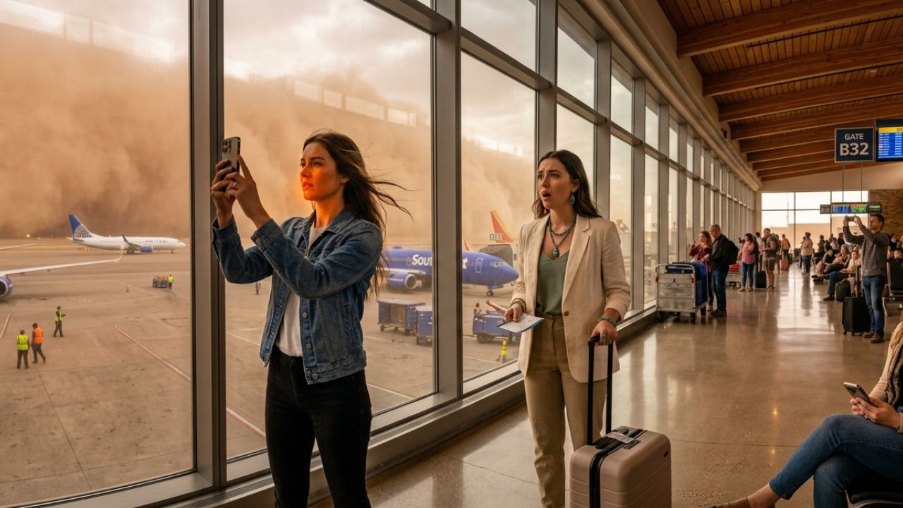 Massive Albuquerque Dust Storm Threatens United and American Airlines Operations as Extreme Weather Triggers Severe Travel Chaos: Latest Airline News