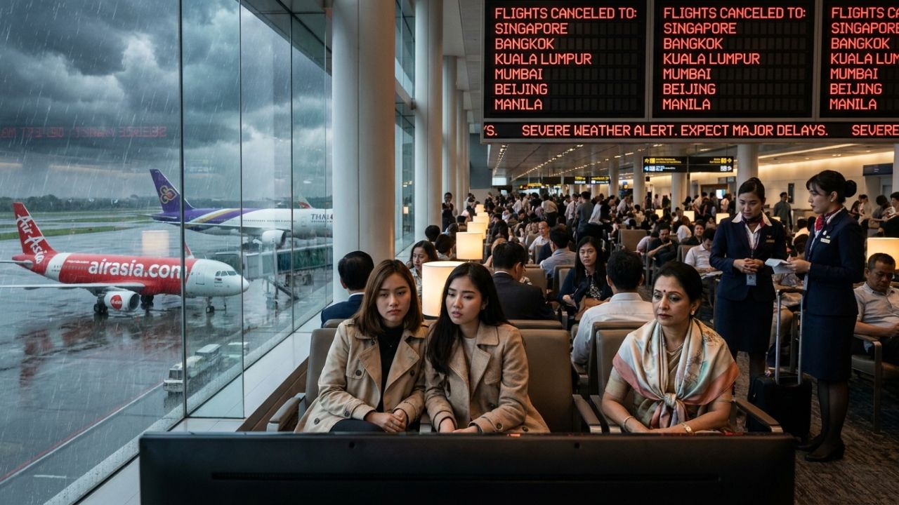 Massive Asia Travel Chaos: 5,414 Flight Delays and 332 Cancellations Paralyze China, India, and Southeast Asia Hubs for AirAsia, IndiGo, and Thai Airways