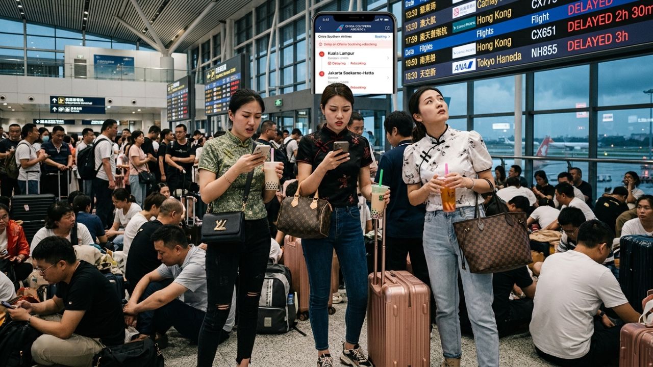 Massive Asia Flight Cancellations Today as 2,886 Flights Delayed and 434 Axed Across China, Japan, and Singapore Hubs