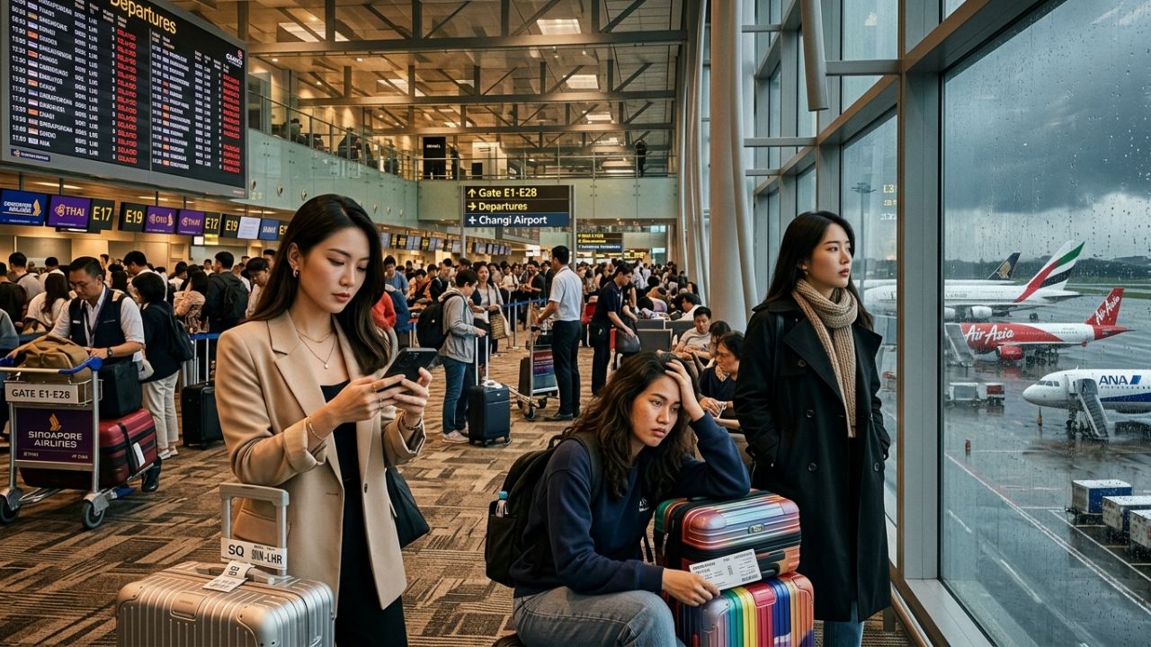 Emirates, Singapore Airlines, AirAsia, and China Eastern Ground Flights Triggering Widespread Asia Flight Cancellations and Delays Across Kuala Lumpur, Singapore, Dubai, Bangkok, and Seoul: New Aviation Updates