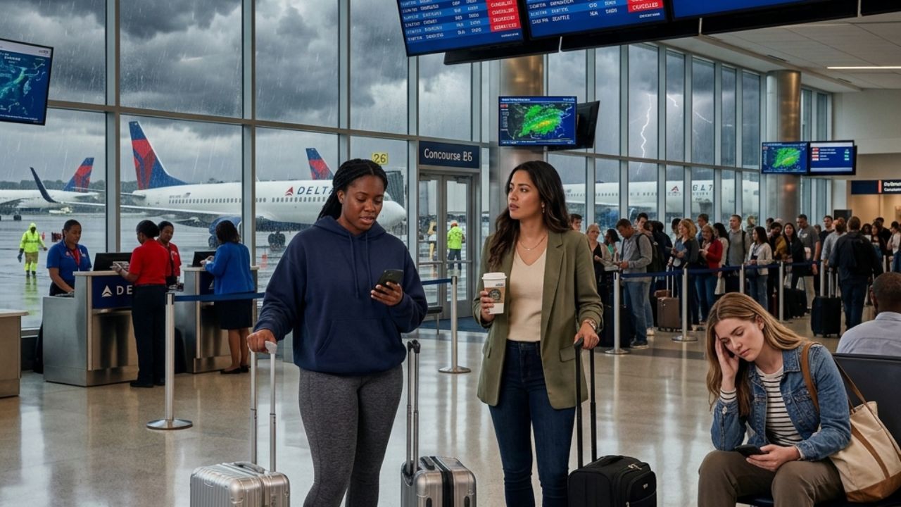 Severe Travel Chaos Engulfs Atlanta, New York, and Boston Airports as Delta Air Lines Suffers 38 Cancellations and Over 600 Delays: Latest Airline News
