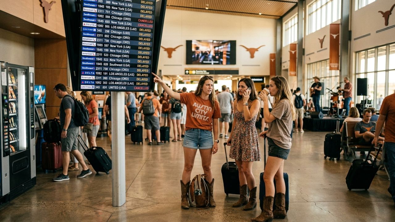 Travelers Left Stranded at Austin-Bergstrom Airport as Southwest Airlines and Delta Face Sweeping Flight Delays