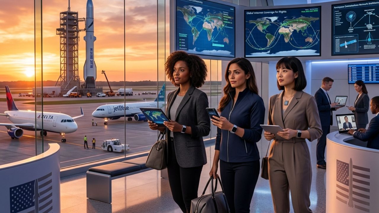 Catastrophic Blue Origin Rocket Explosion Destroys Launchpad, Triggering Massive Wi-Fi Delays and Digital Travel Chaos for Delta and JetBlue Passengers: Latest Airline News
