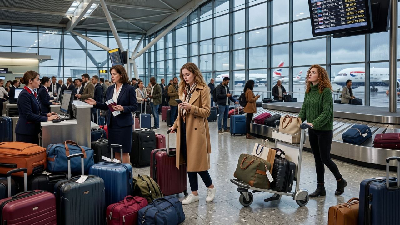 British Airways Passengers Suffer Severe Baggage Delays at London Heathrow Terminal Five Following System Failure to Triggers Travel Chaos Across Europe: New Aviation Updates
