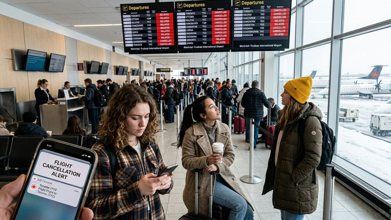 Canada Flight Cancellations and Delays Spark Nationwide Travel Chaos as Air Canada, Jazz, PAL, and Air Inuit Ground 102 Flights and Delay 381 Across Montréal, Toronto, Vancouver, Halifax, and Northern Airports: New Aviation Updates