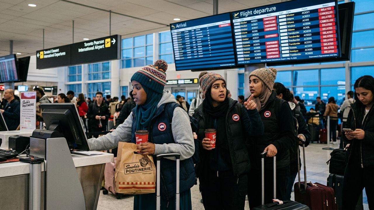 Massive Canada Flight Cancellations Today as 155 Flights Delayed and 32 Axed Across Toronto, Montreal, and Calgary Hubs