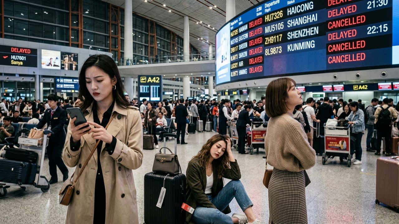 Hainan Airlines, China Eastern, Lucky Air, and China Express Ground Flights Triggering Widespread China Flight Cancellations and Delays Across Beijing, Shenzhen, Shanghai, Guangzhou, and Kunming: New Aviation Updates
