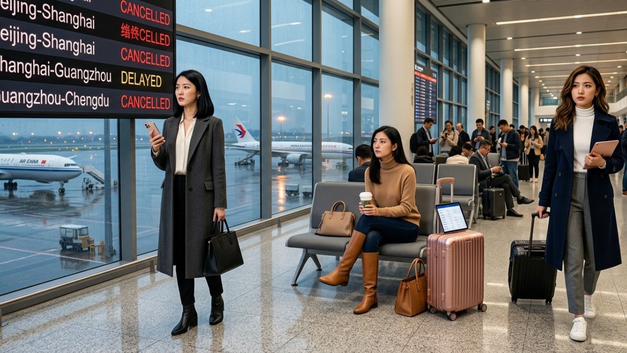 China Plunges Into Travel Chaos as Air China, China Eastern, and Major Carriers Ruthlessly Cancel 108 Flights Across Beijing, Shanghai, and Shenzhen: Latest Airline News