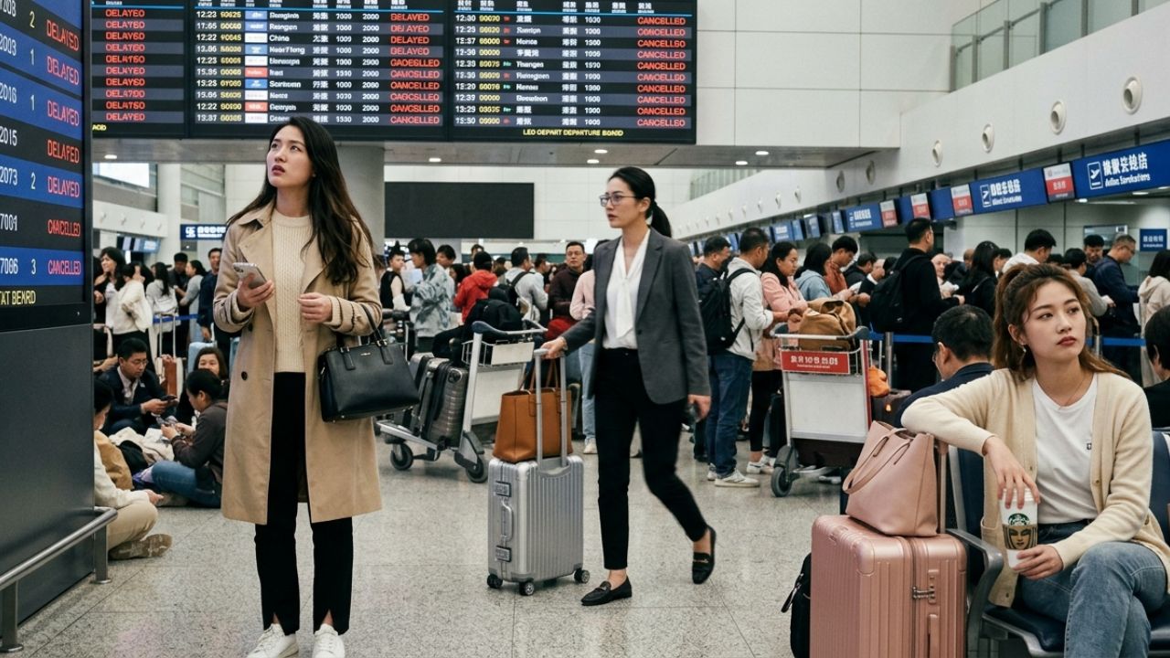 China Plunges Into Travel Chaos as Air China and China Eastern Trigger 852 Flight Cancellations and Delays Across Beijing and Guangzhou: Latest Airline News