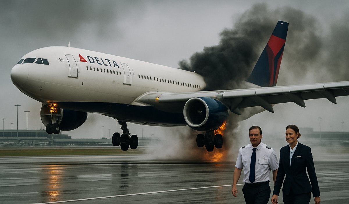 Delta Airbus Declares Emergency After Engine Failure Triggers Cabin Blackout Mid-Atlantic