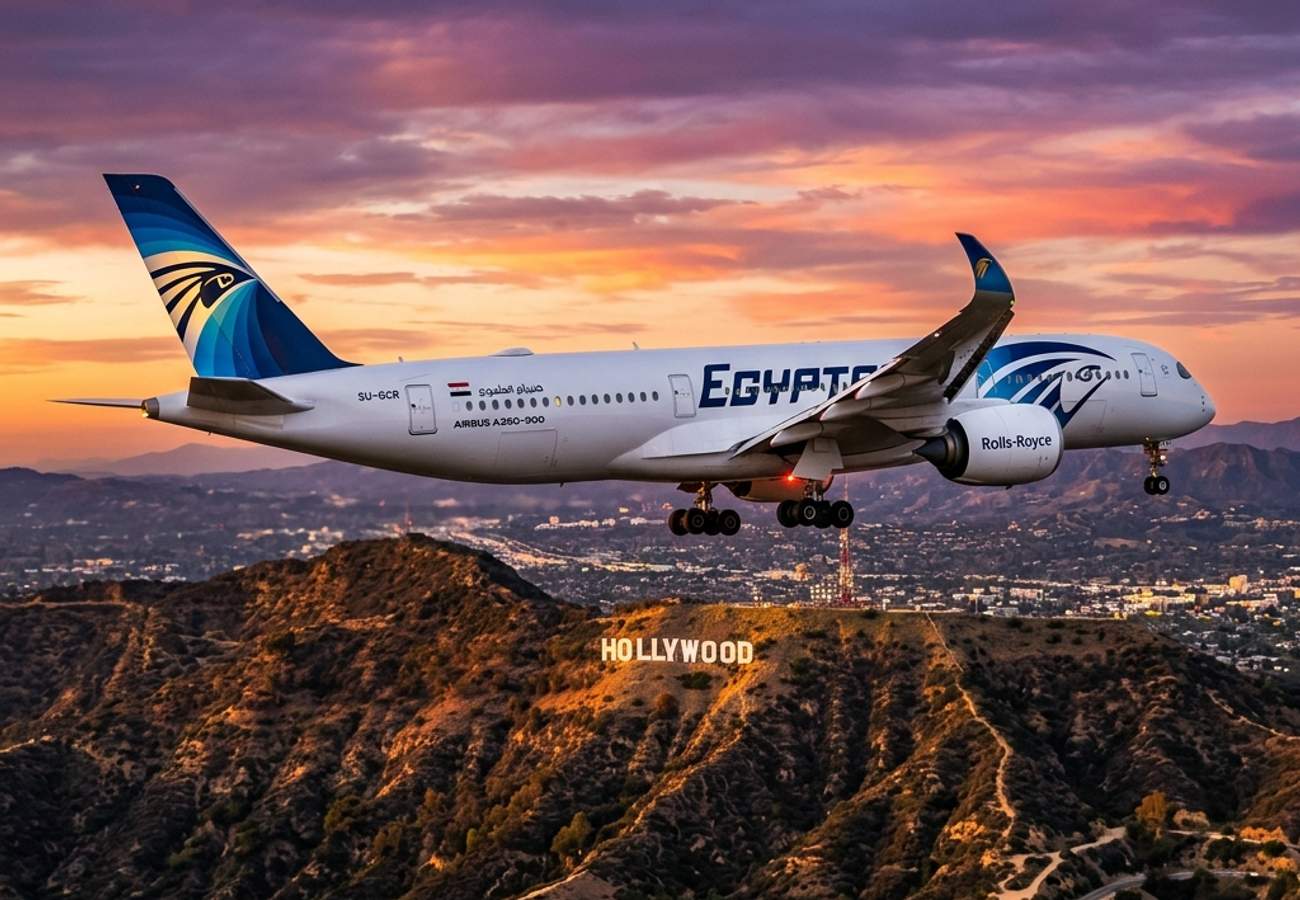 EgyptAir Redefines Transatlantic Connectivity with Groundbreaking Non-Stop Cairo to Los Angeles Service: Airbus A350-900 to Anchor Historic West Coast Expansion