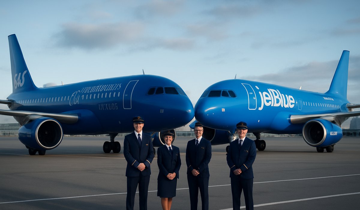 Two Major Airlines Debut Bold New Blue Liveries in Rare Industry Showcase