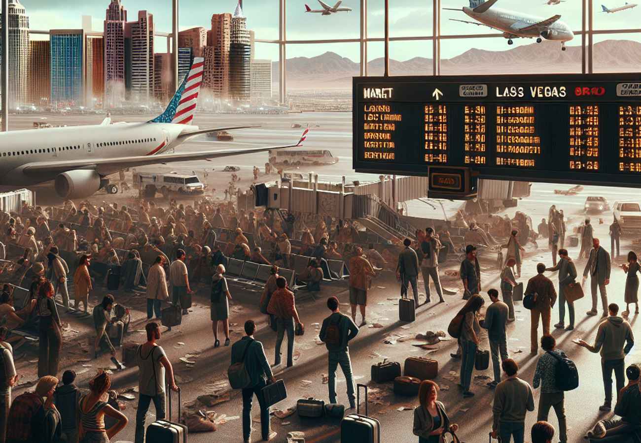 Flight Delays Disrupt Las Vegas Air Travel: 127 Delays & 9 Cancellations