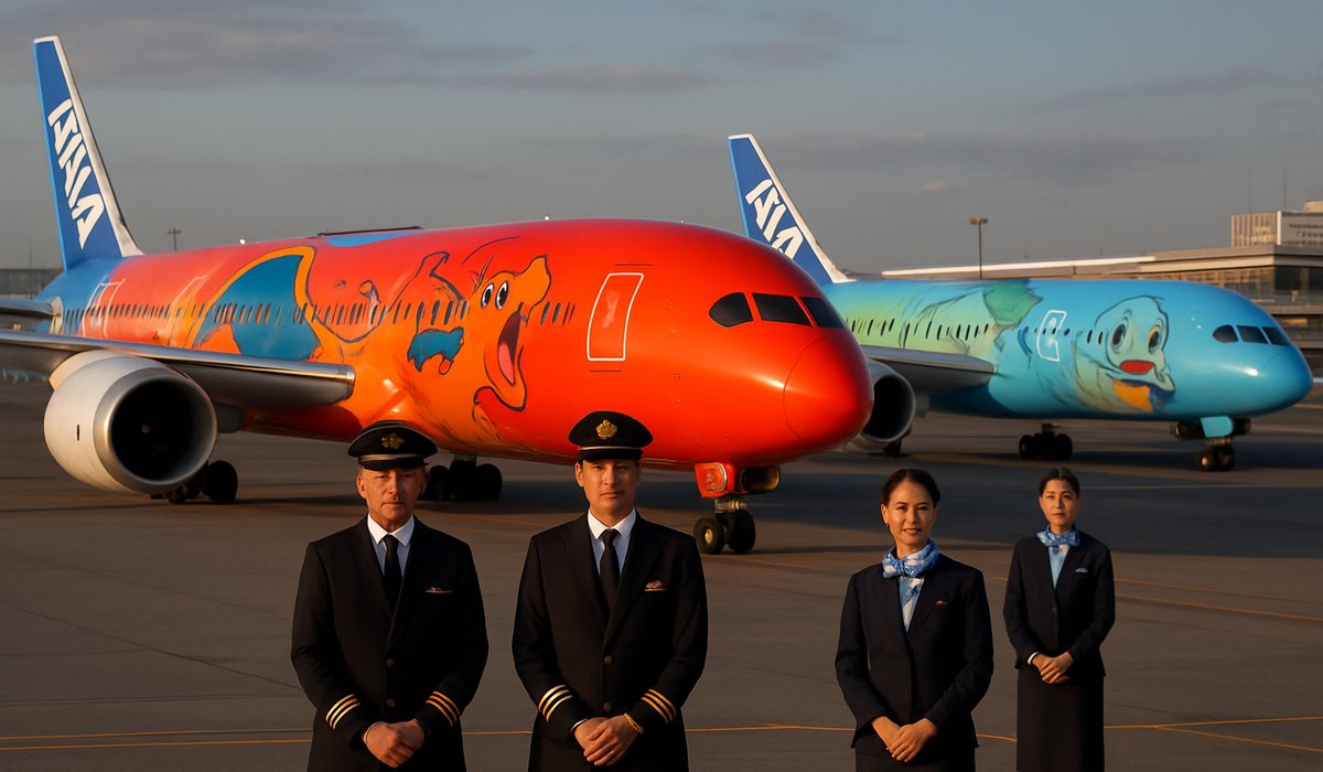 All Nippon Airways Launches Pokémon-Themed Fleet as Japanese Aviation Icon Marks Four Decades of Global Operations