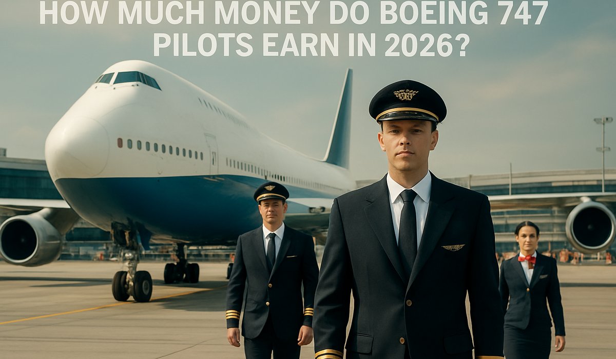 Boeing 747 Pilots Command Premium Salaries as Iconic Jumbo Jet Phases Out of Commercial Service