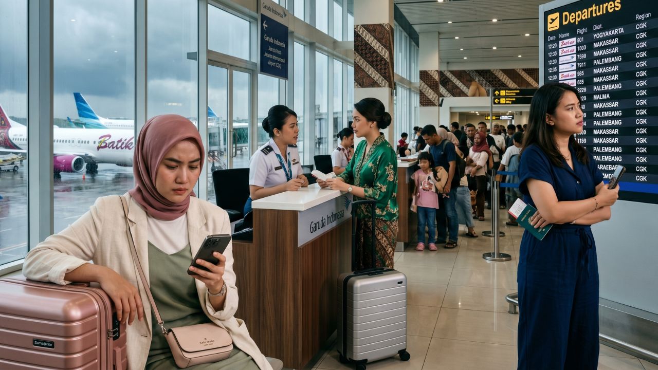 Indonesia Flight Cancellations Trigger Massive Travel Chaos as Garuda and Batik Air Suffer Over 60 Groundings: Latest Airline News