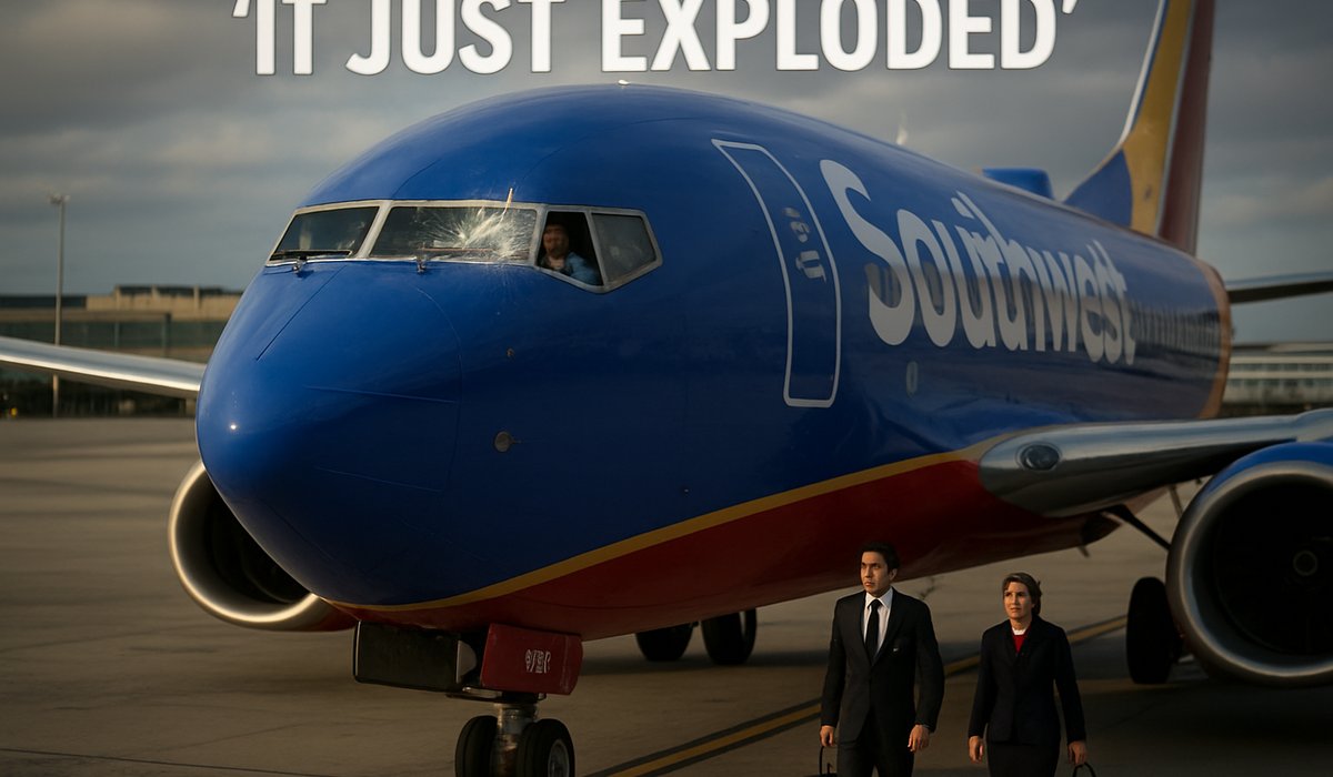 Southwest Airlines Boeing 737-700 Makes Emergency Landing After Cockpit Windshield Spontaneously Shatters at Cruising Altitude