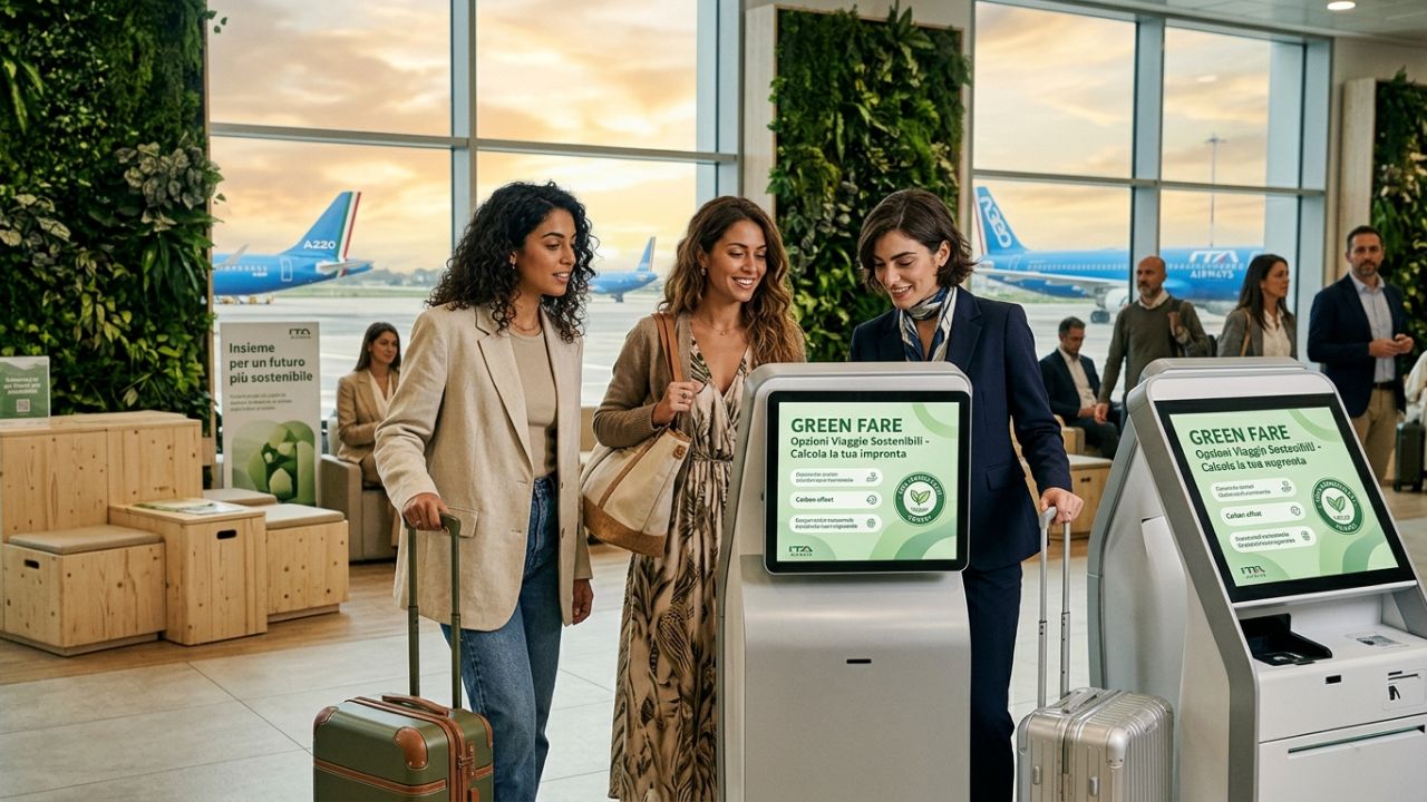 ITA Airways Spearheads Green Revolution: New Sustainable 'Green Fares' Launched to Counter Global Travel Chaos and Aviation Carbon Disruptions