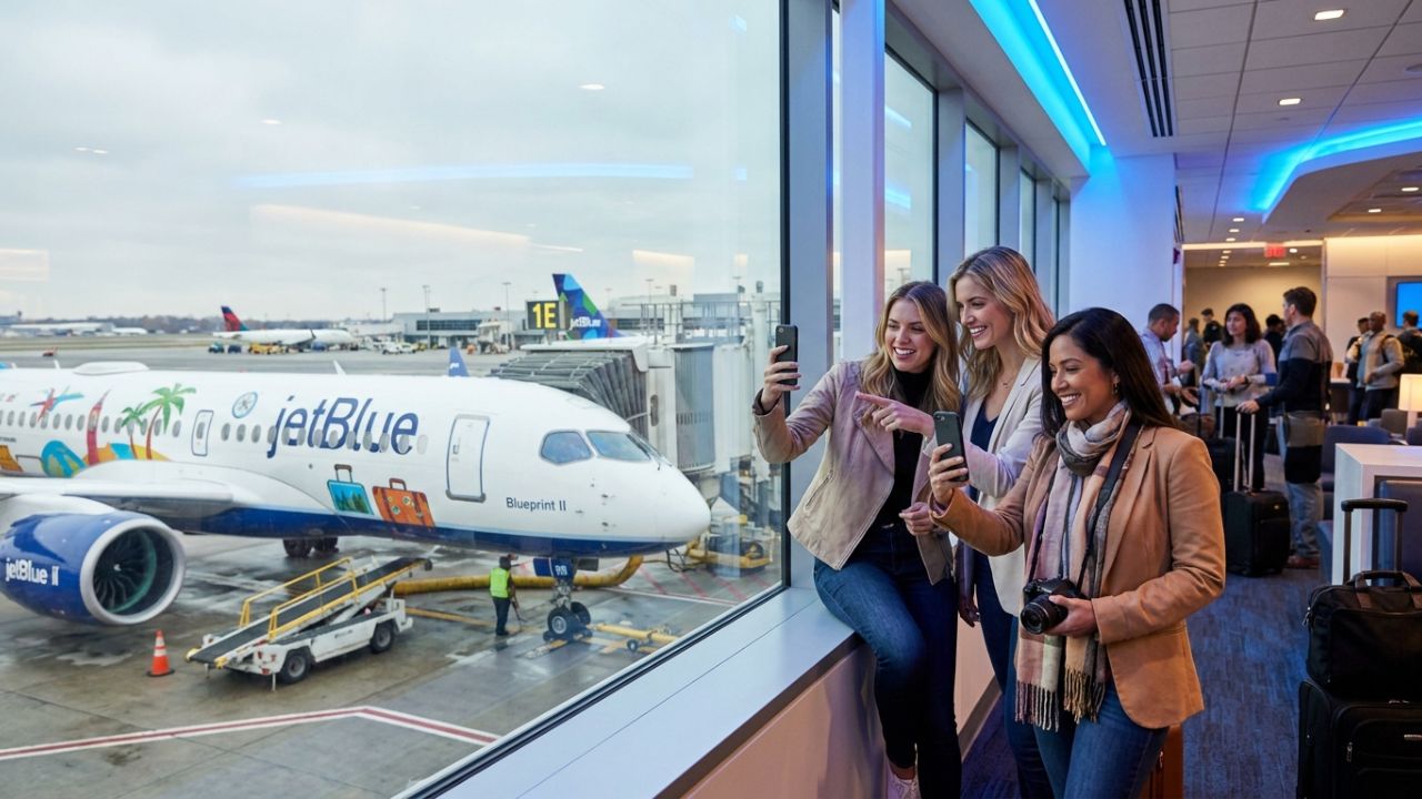 JetBlue Unveils Stunning 'Blueprint II' Livery on Airbus A220: A Masterclass in Visual Storytelling to Spark New York Tourism Amid Global Travel Chaos and Airline Turmoil
