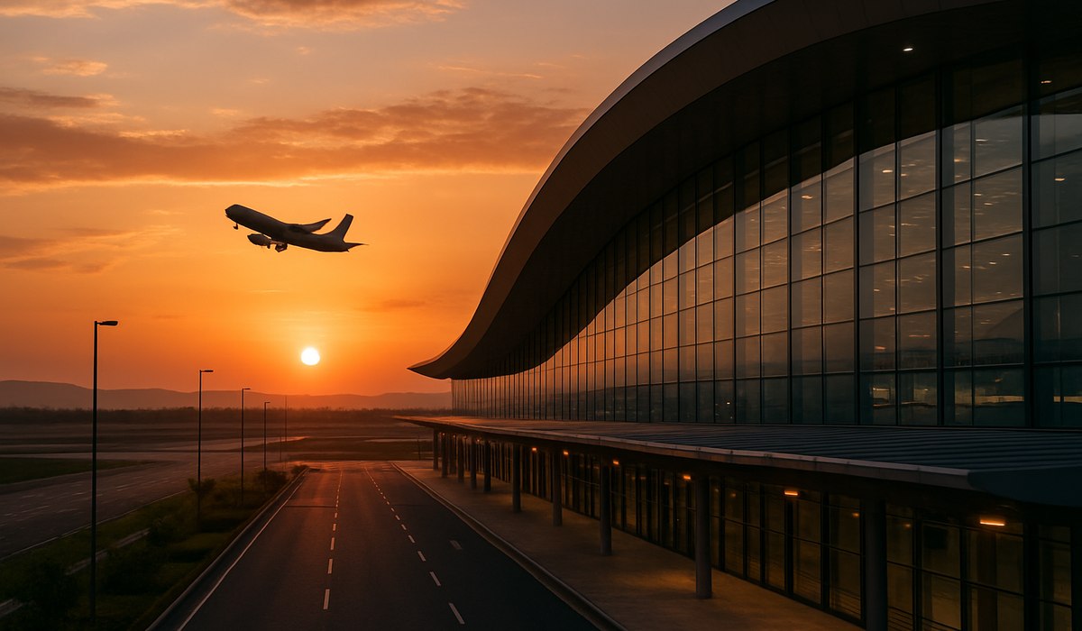 Kota-Bundi Greenfield Airport construction site in Rajasthan, India 2026
