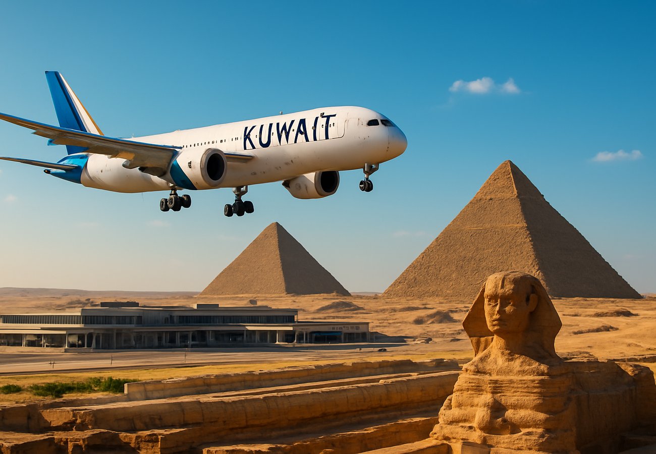 Kuwait Airways Resumes Strategic Flights to Egypt’s Sphinx International Airport: New 3-Weekly Giza Service to Bypass Cairo Congestion and Connect Travelers Directly to the Pyramids; Major Aviation Updates