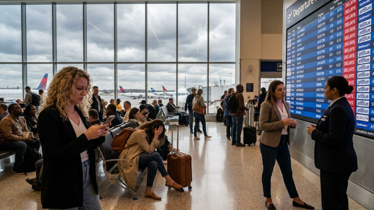 LaGuardia Airport Gripped by Travel Chaos: 58 Delays Hit Southwest, JetBlue, and Delta as Airport Disruptions Ripple Through NYC, Boston, and Chicago
