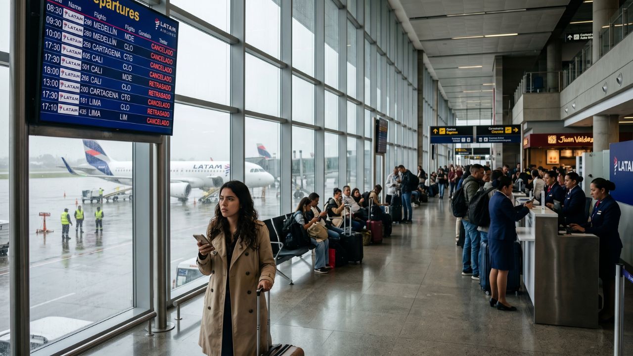LATAM Airlines Colombia Cancels 18 Flights and Delays 5, Triggering Massive Airport Disruptions and Travel Chaos Across Bogotá, Medellín, and Cartagena: Latest Airline News and Aviation Updates