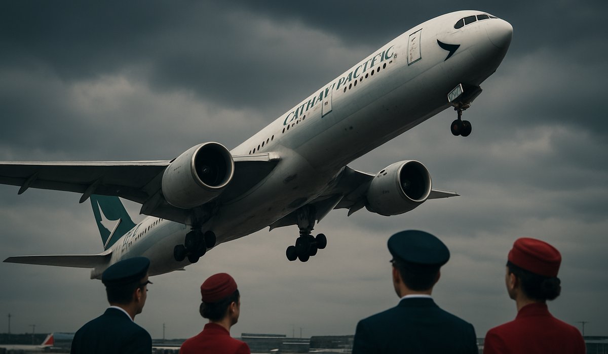 Cathay Pacific Flight Struck by Severe Turbulence Near Hong Kong, Eight Hospitalized