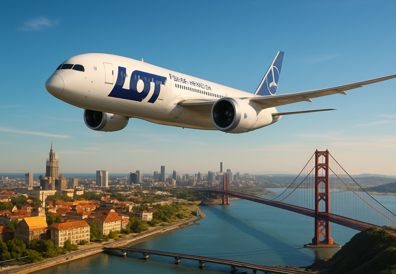 LOT Polish Airlines Launches Historic Warsaw–San Francisco Nonstop Flight