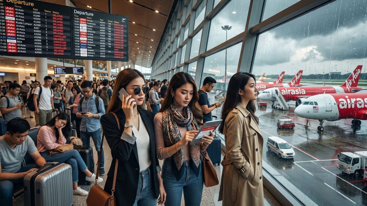 Malaysia Plunged into Travel Chaos: 24 Flight Cancellations and 281 Delays Hit AirAsia, Malaysia Airlines, and Malindo Air at Kuala Lumpur International Airport