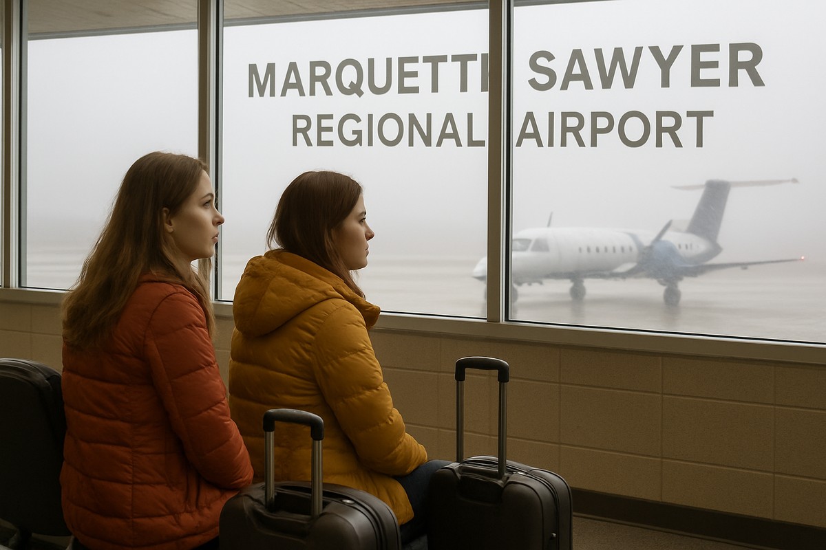 Michigan's Marquette Sawyer Regional Airport Reports 5 Flight Delays, Zero Cancellations as Delta and American Airlines Navigate Upper Peninsula Weather Disruptions