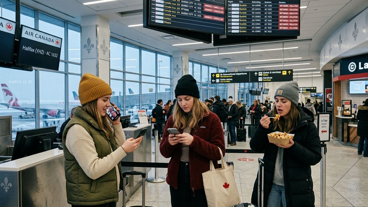 Montreal-Trudeau Airport Hit by Massive Travel Turmoil as Air Canada and Jazz Aviation Cancel 9 Flights Disrupting Global Routes