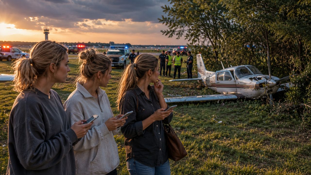 Emergency Landing Near Chicago: Private Plane Clips Trees in Morris Municipal Airport Crash Landing, Triggering Local Travel Chaos and FAA-NTSB Safety Investigation