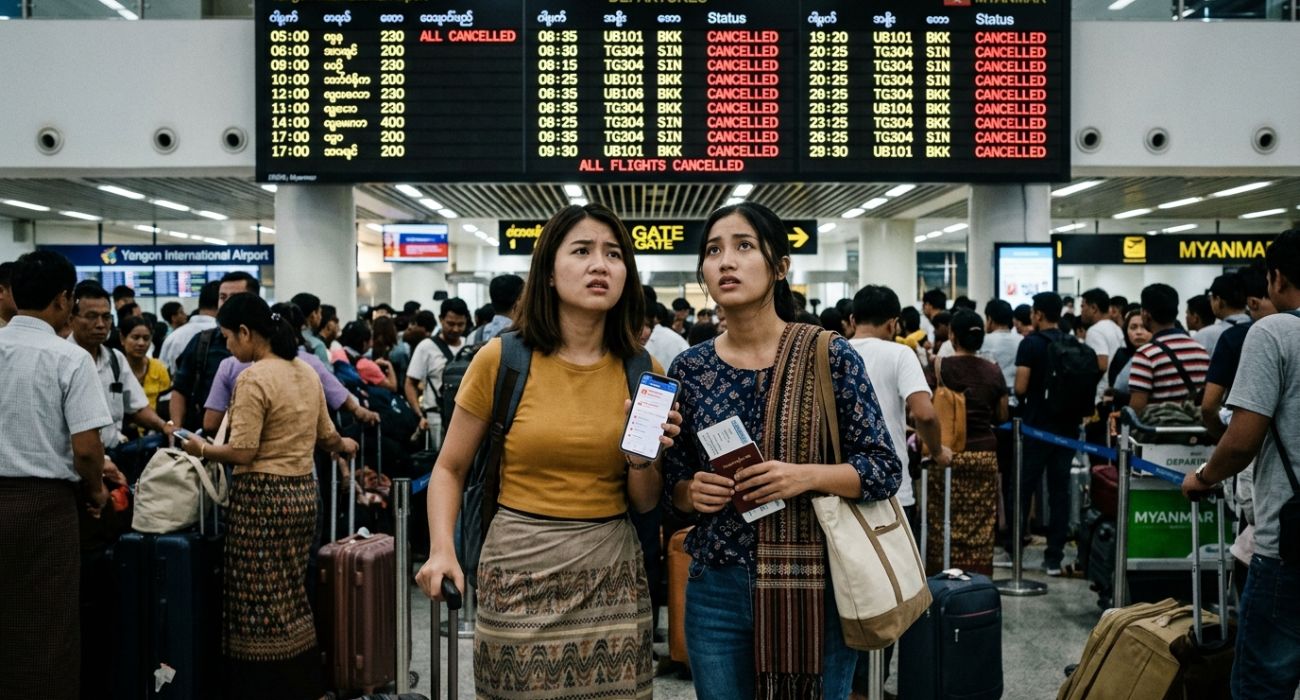 Myanmar Air Travel Crisis: Ticket Prices Soar Across Yangon, Mandalay, and Myitkyina Amid Security Concerns