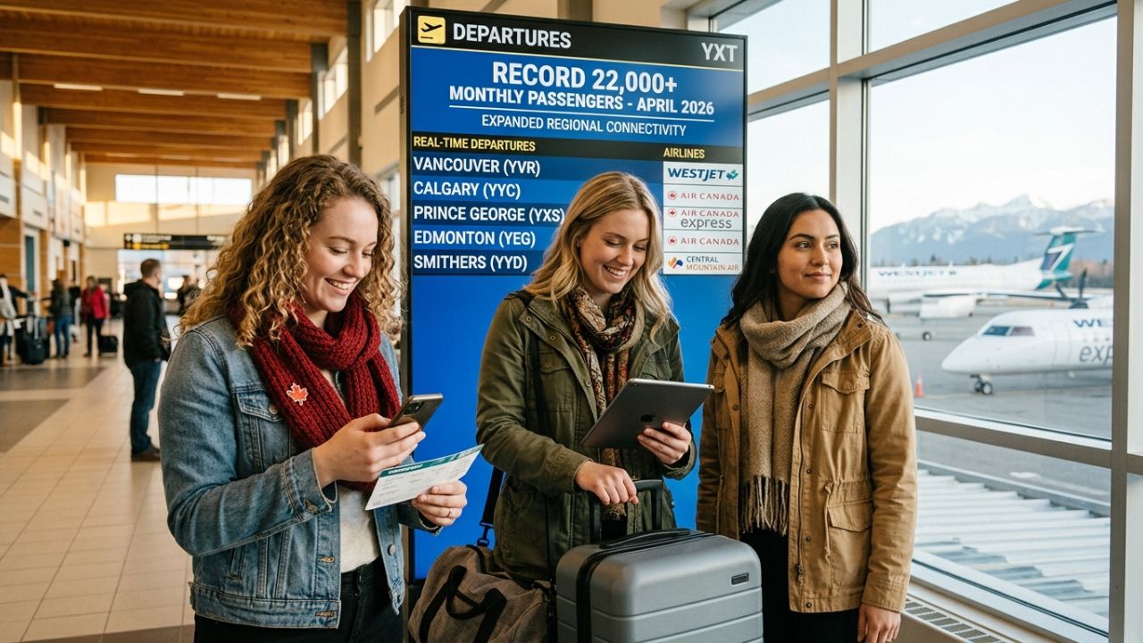 Northwest Regional Airport Passenger Surge Hits Record Milestone as WestJet and Air Canada Connect 22000 Global Travelers Today