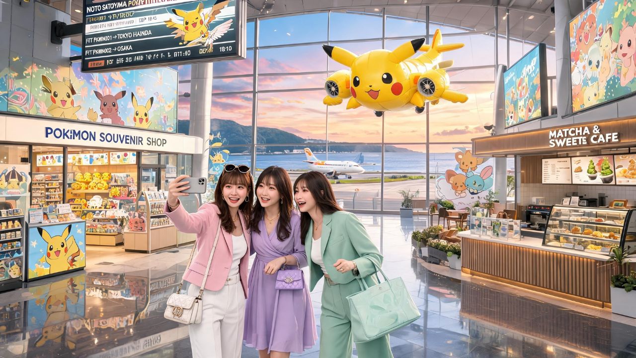 Noto Satoyama Pokémon With You Airport Unveiled to Mitigate Japan Travel Chaos: First Pokémon-Branded Terminal in Ishikawa Set to Offset Aviation Disruptions on ANA Flights from Tokyo