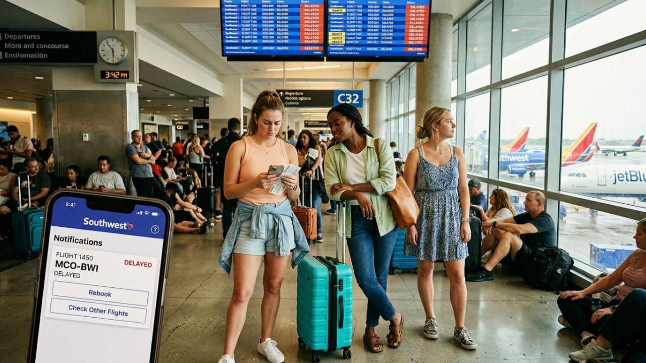 Massive Travel Chaos Hits Orlando International Airport as 128 Flights Delayed Disrupting Florida Theme Park Luxury Escapes Today