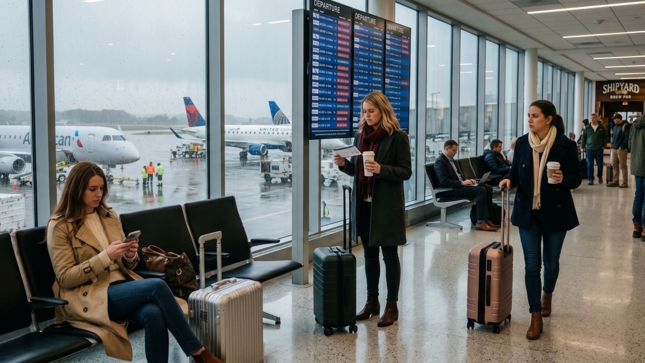 Portland Jetport Flight Cancellations Trigger Maine Travel Chaos as American, Delta, and United Suffer 14 Delays: Latest Airline News