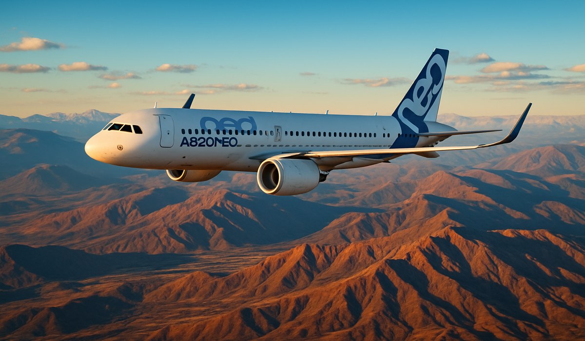 Qantas aircraft with SKY Airline branding, Santiago Chile 2026