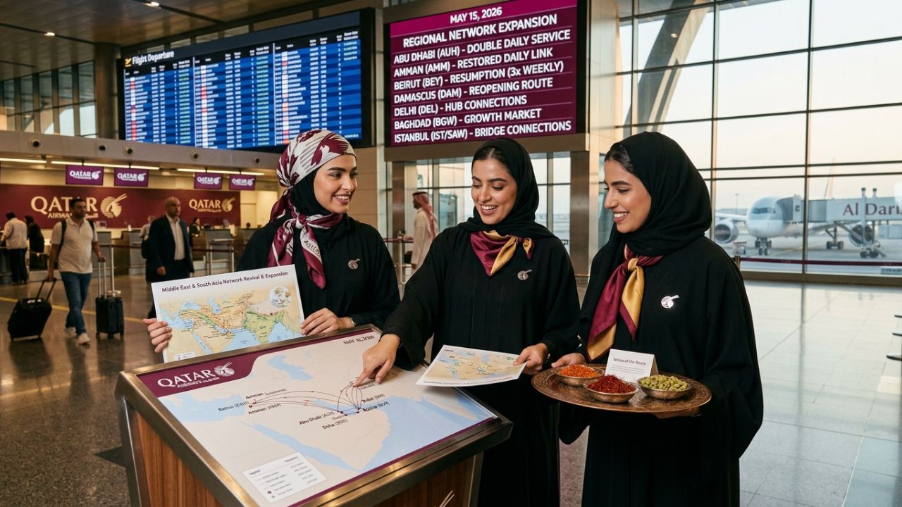 Qatar Airways Unleashes Revolutionary Network Growth for Summer 2026 Reconnecting the UAE India and Syria to the World