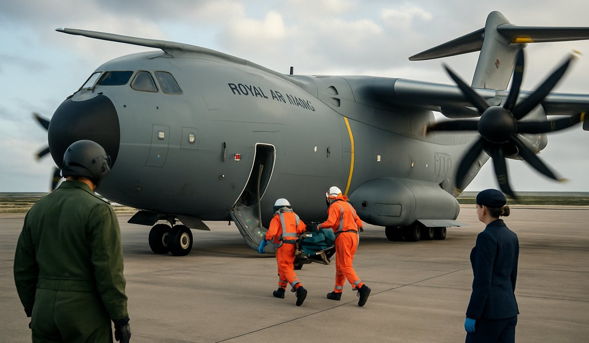 RAF Launches Historic Airborne Medical Mission to Remote Atlantic Island Amid Hantavirus Outbreak
