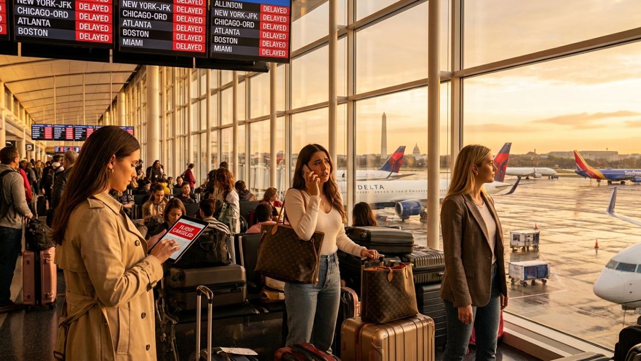 Reagan National Airport Faces 90 Operational Delays: American, United, and Delta Hit as Regional Feeder Networks Strangle D.C. Air Traffic Corridor Amid Heightened Travel Chaos