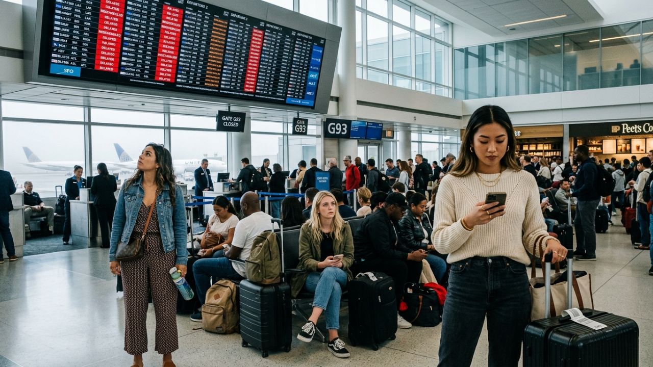 United, SkyWest, Delta, and Singapore Airlines Ground Flights Triggering Widespread San Francisco Flight Delays and Cancellations Across SFO, Los Angeles, Seattle, and London: New Aviation Updates