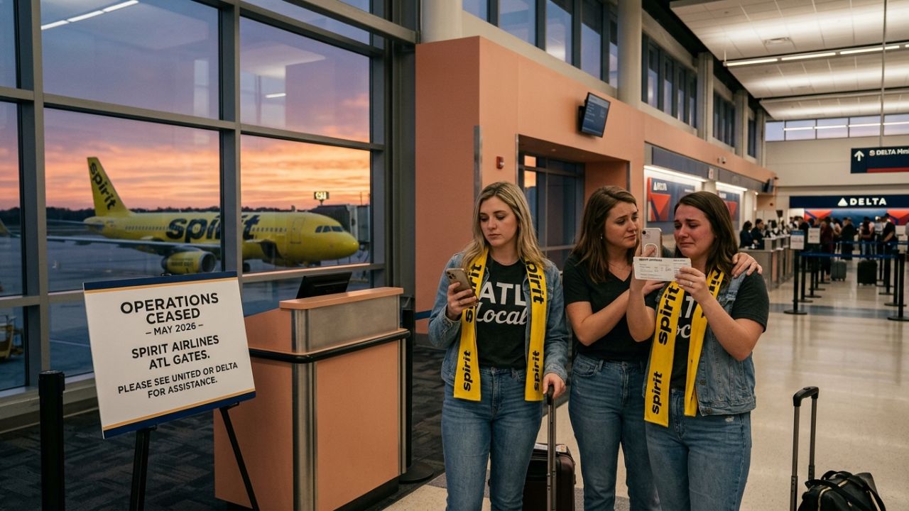 The Yellow Tail Fade: Spirit Airlines Ceases All Global Operations Entering Liquidation as Atlanta Travel Chaos Triggers Massive Fare Hikes